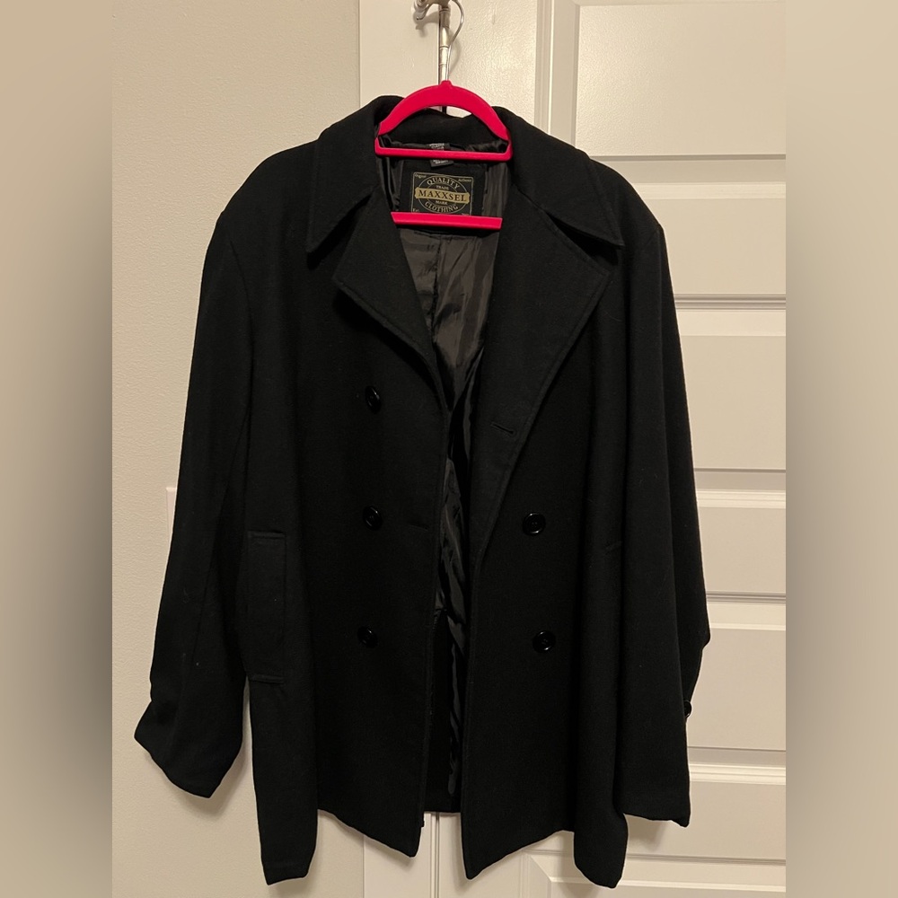 Men’s Maxxsel wool blend pea coat